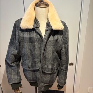 $998 Todd Snyder Golden Bear Harris Tweed Jacket XXL 100% Wool MiUSA bomber